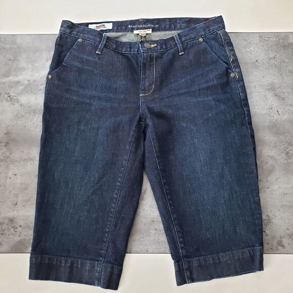 BANANA REPUBLIC MID RISE CAPRI PANTS SIZE 6 - Picture 1 of 8